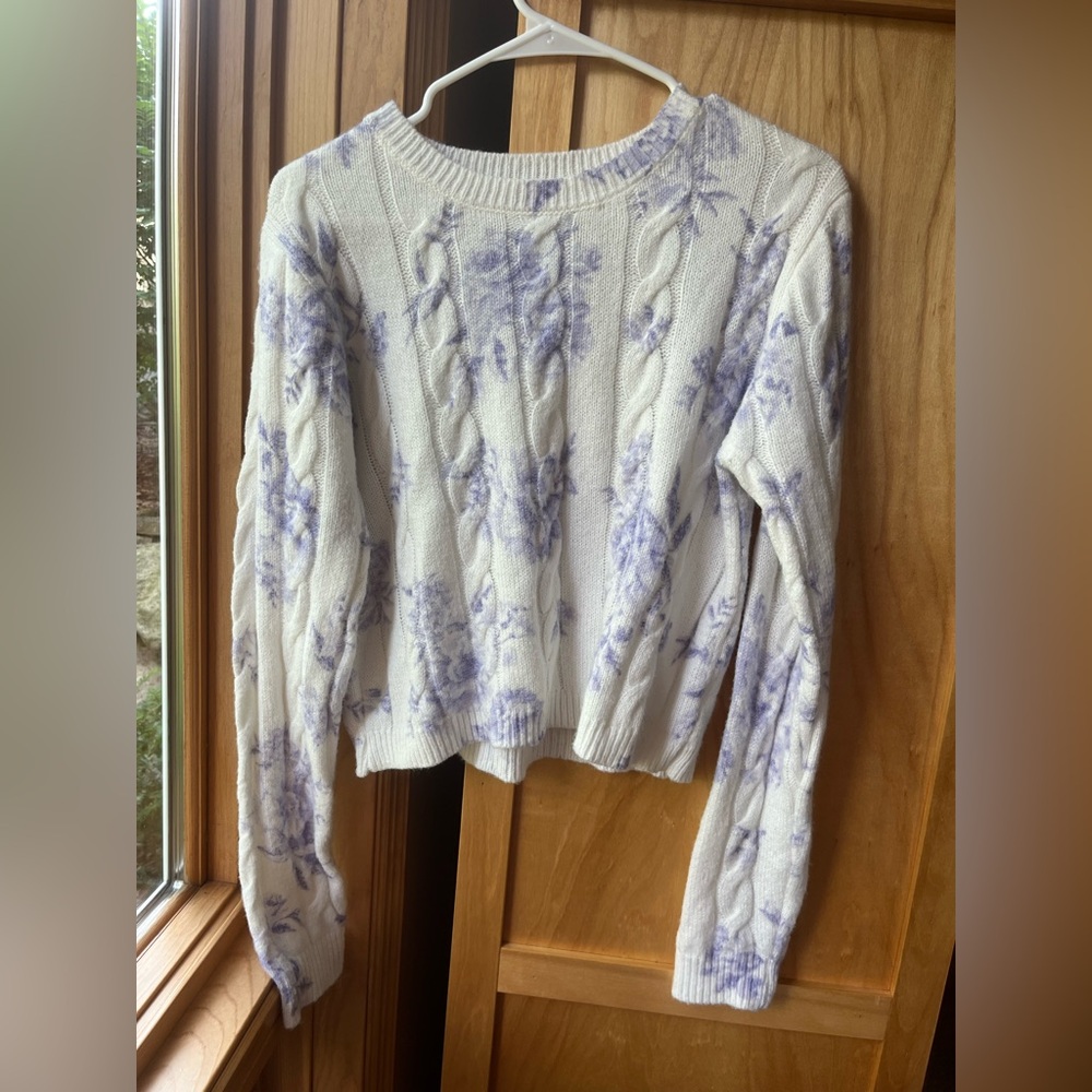 Francesca’s M fitted crop sweater!